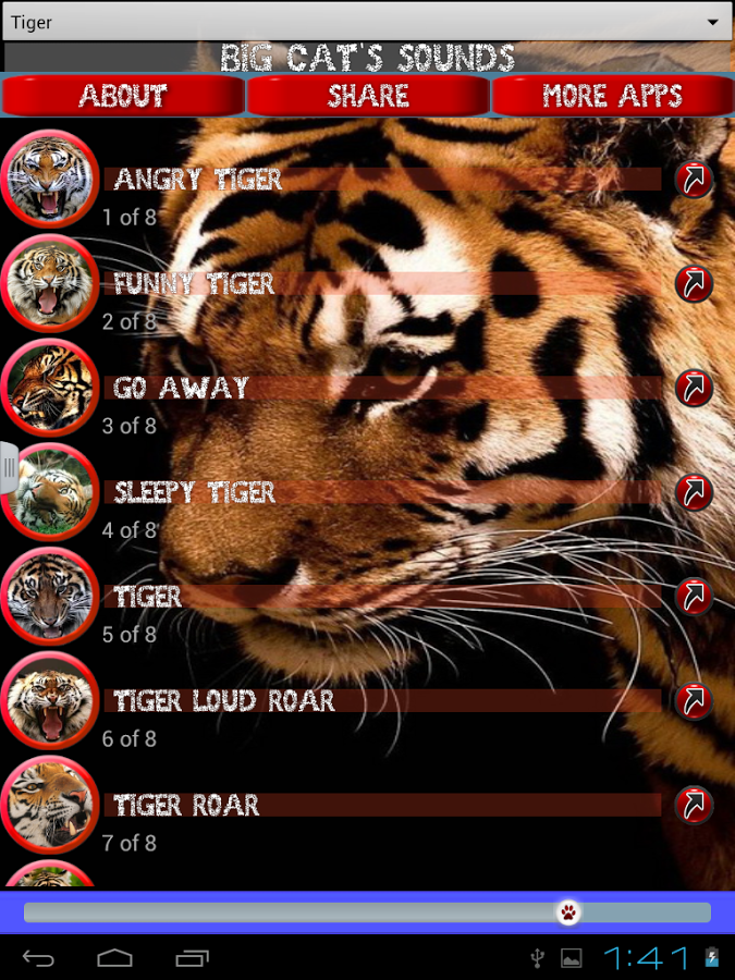 Big Cats Sounds截图8