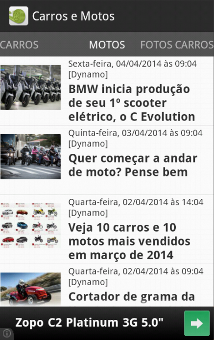 Carros e motos - Notícias截图9