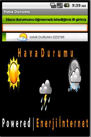 Hava Durumu (Weather)截图1