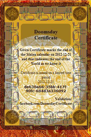 Doomsday Certificate截图1