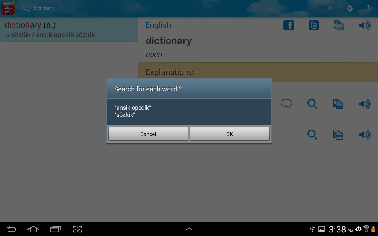Turkish English Dictionary截图3