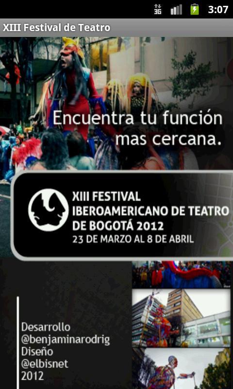 XIII Festival de Teatro Bogotá截图1