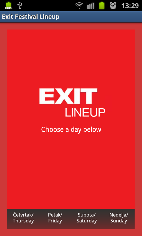 Exit Festival Lineup截图1