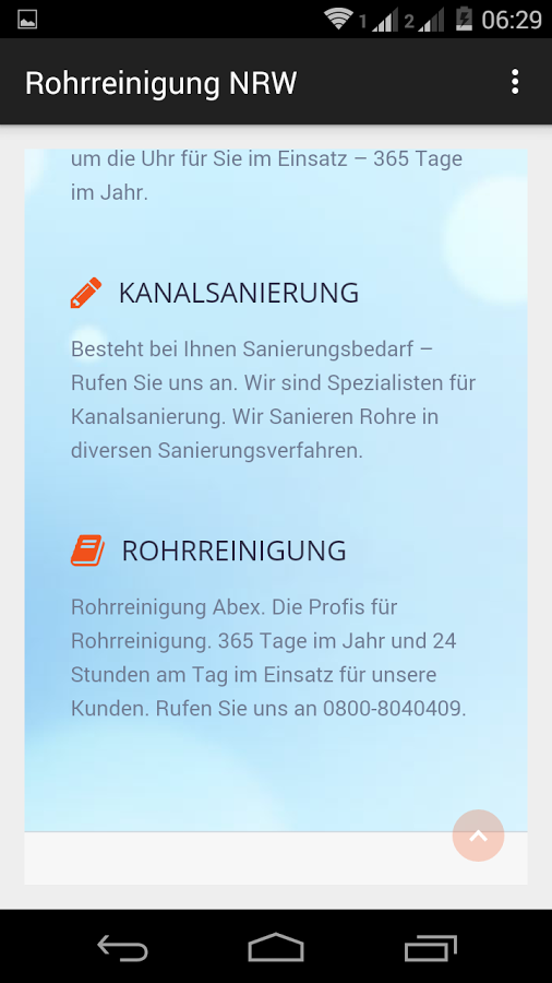 Rohrreinigung Düsseldorf截图3