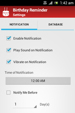 Birthday Reminder Alarm截图4