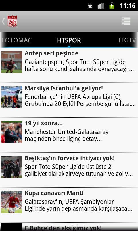 Sivasspor Haber截图3