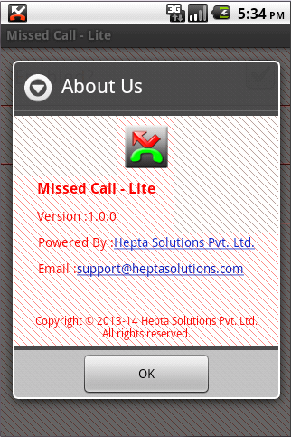 Missed Call - Lite截图3