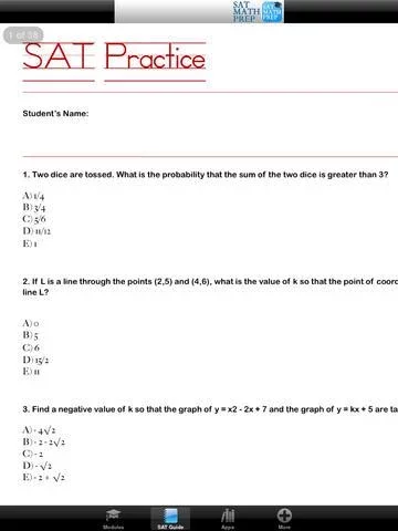 SAT数学FREE截图5