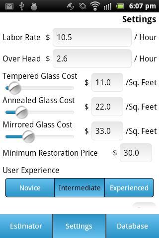 GlassRenu Job Estimation Tool截图4