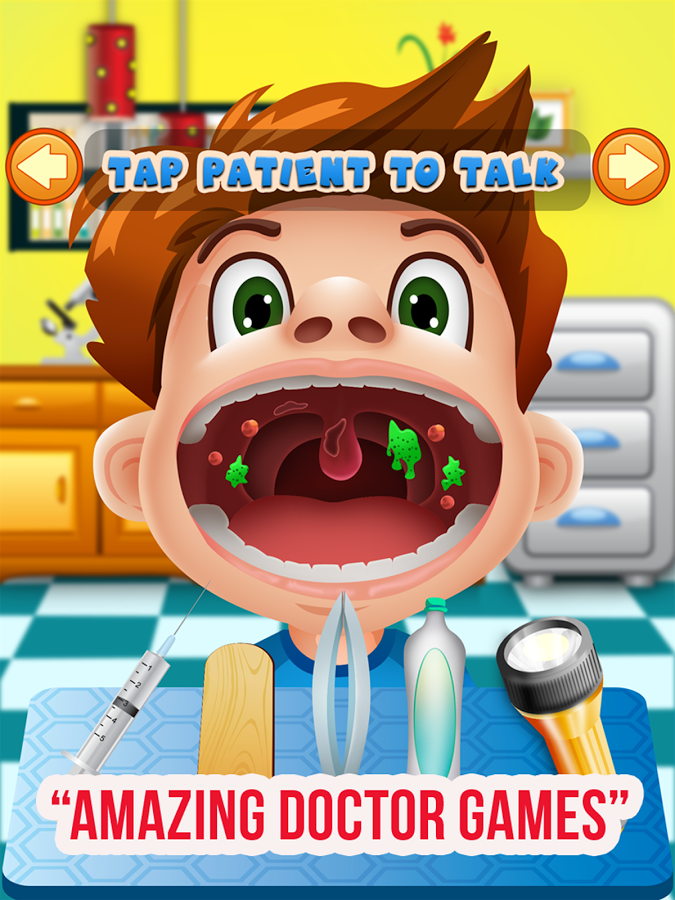 喉咙医生儿童游戏截图1