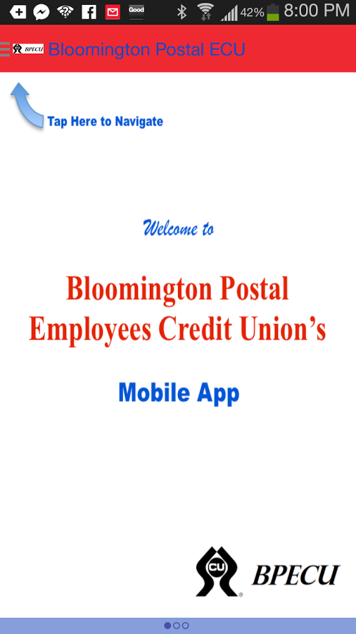 Bloomington Postal ECU App截图7