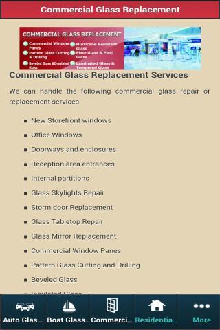 Charleston Glass Replacement截图4