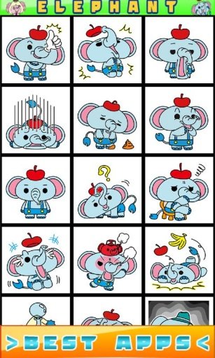 免费 ONLINE贴图　Kawaii Elephant截图4