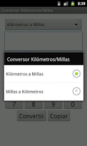 Conversor Kilómetros截图1