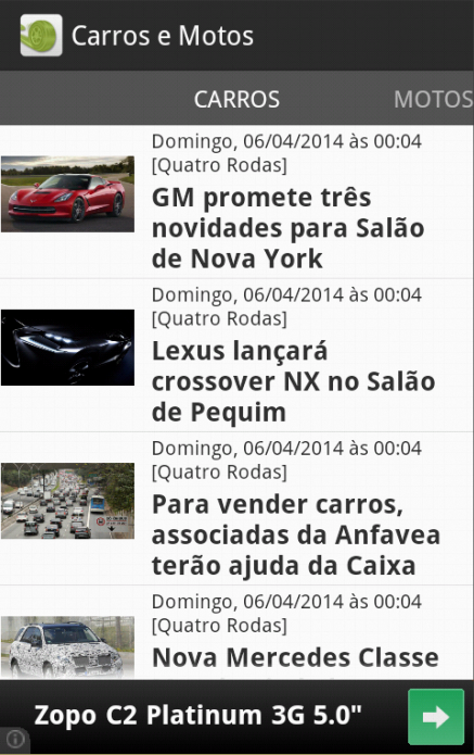 Carros e motos - Notícias截图8