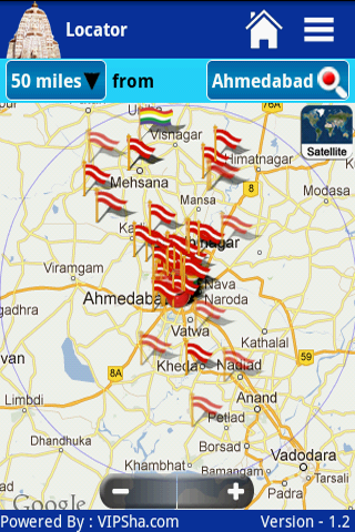 Jain Temples on GPS Map截图2