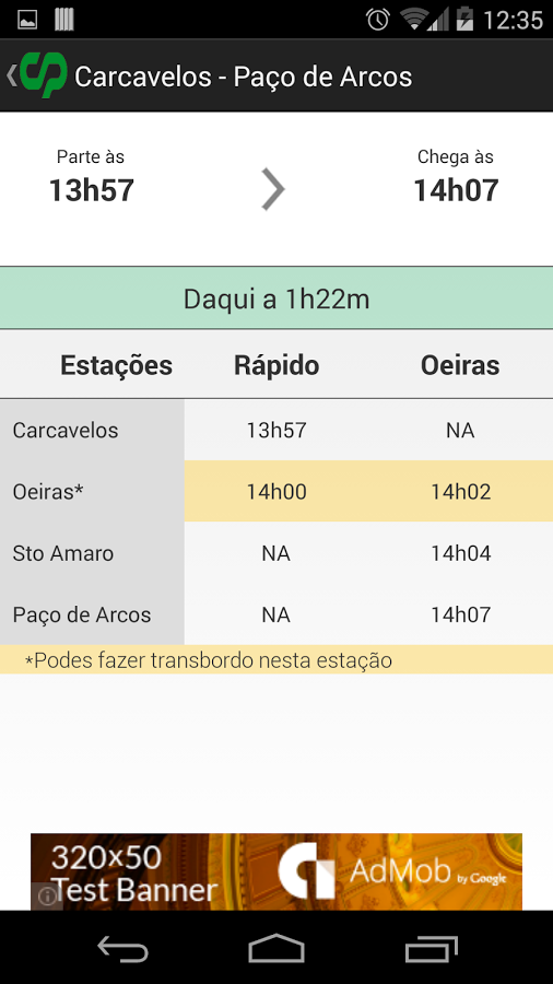 Próximo Comboio Cascais截图3