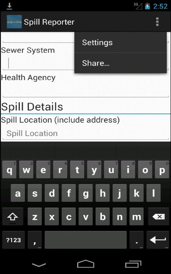 Spill Reporter截图1