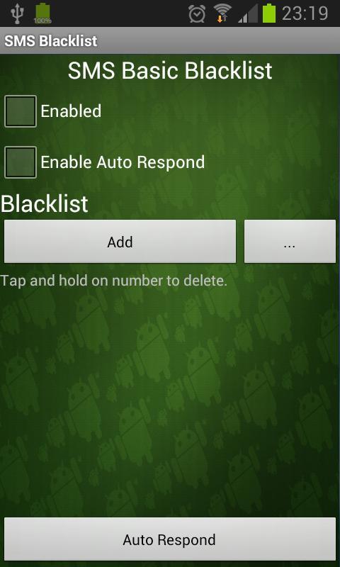 Basic SMS Blacklist截图2