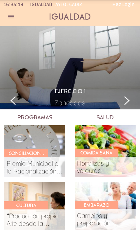 App Oficial Igualdad de Cádiz截图1