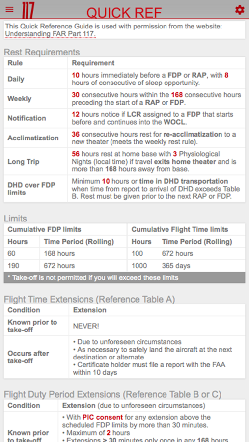 FAR 117 Pilot Duty Time截图10