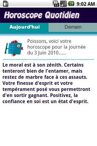 Horoscope Poisson Francais截图2