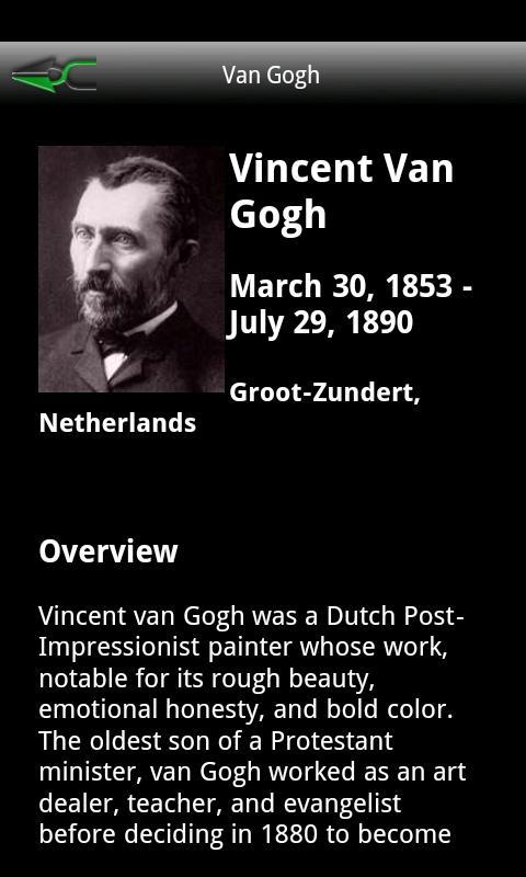 My-Guide to Vincent Van Gogh截图6