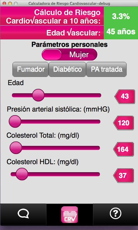 Calculadora riesgo CV截图2