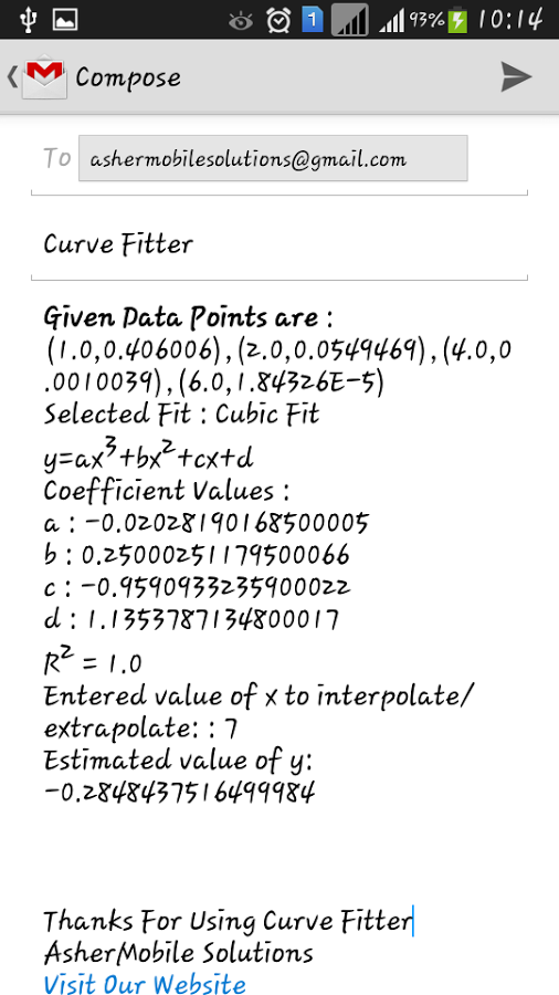 Curve Fitting Tool Free截图8