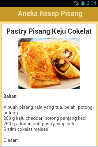 Resep Aneka Olahan Pisang截图6