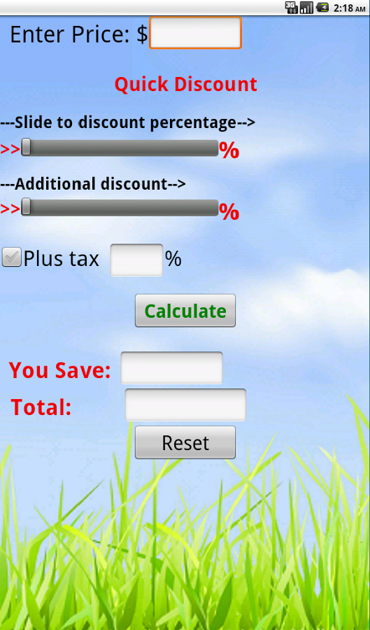 Quick Discount Calculator截图3