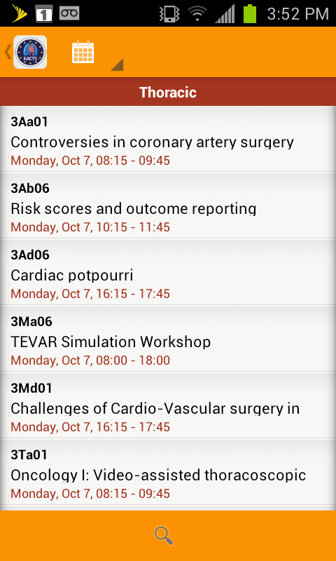 27th EACTS Annual Meeting截图2