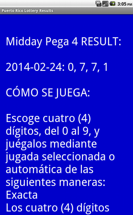 Puerto Rico Resultados Lotería截图2