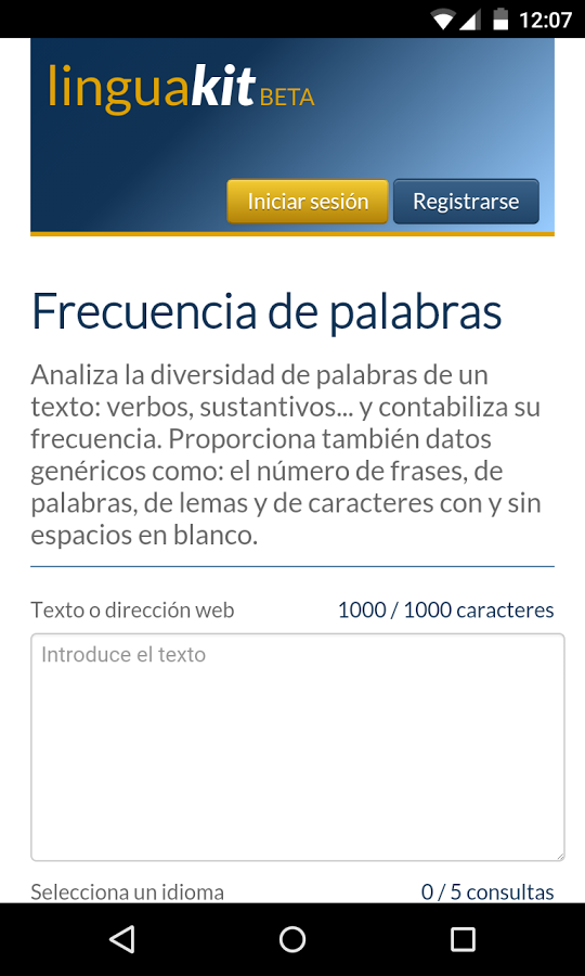 Frequência de palavras LK截图5