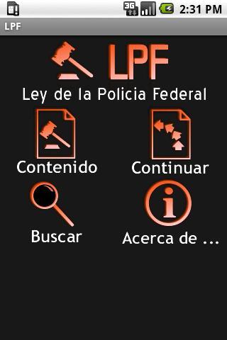 LPF – Ley de la Policia Federa截图1