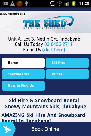 The Shed Ski Hire截图2