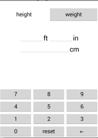 Height & Weight Converter截图1