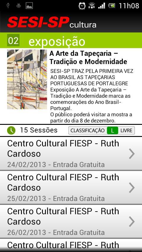 Sesi-SP Cultura截图3