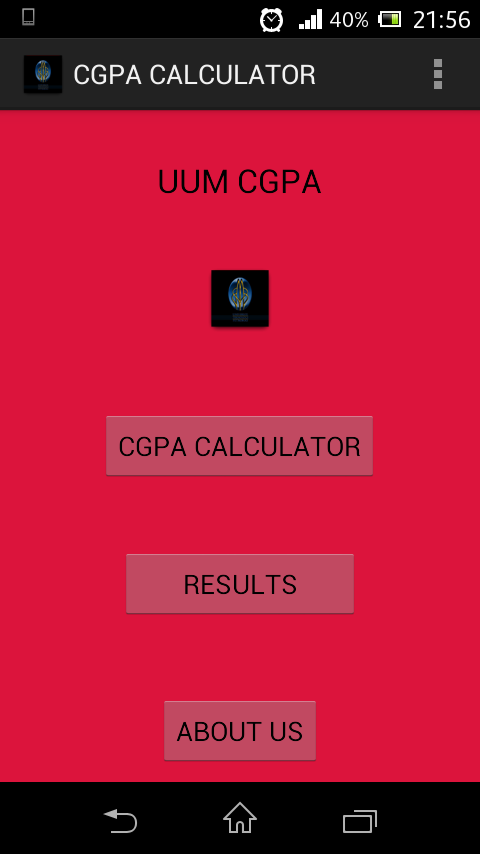 UUM CGPA CALCULATOR截图1