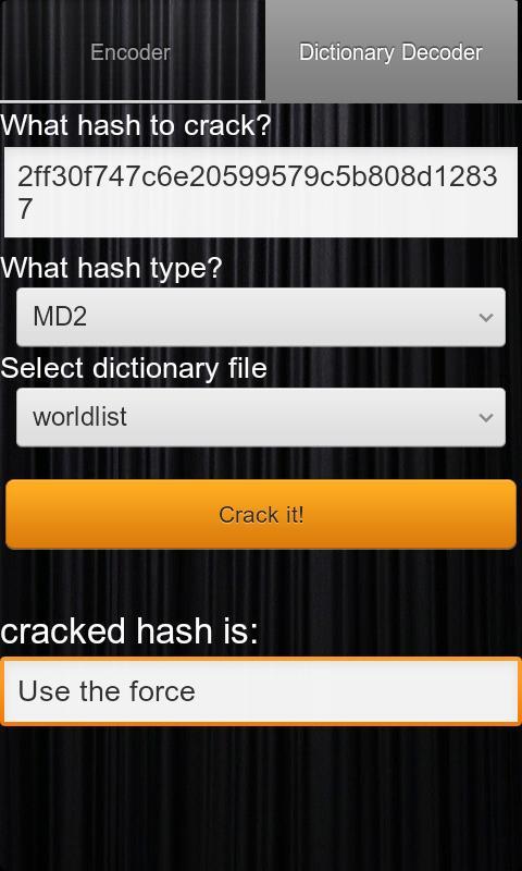 Hash Decrypt截图2