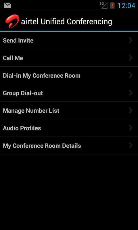 airtel Unified Conferencing截图2