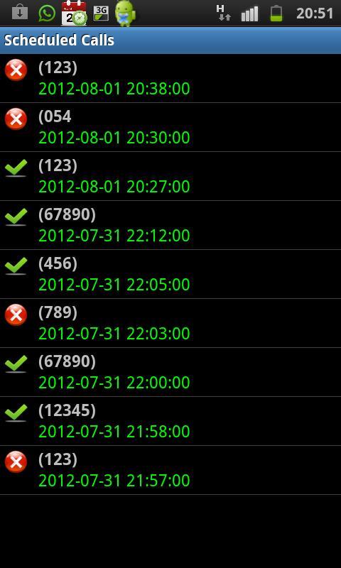 Scheduled calls free截图3