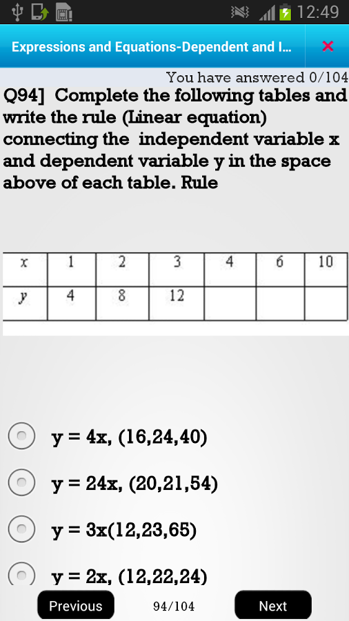 第六届数学 - 表达式和方程截图7