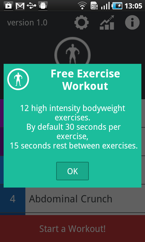 Free Exercise Workout截图9