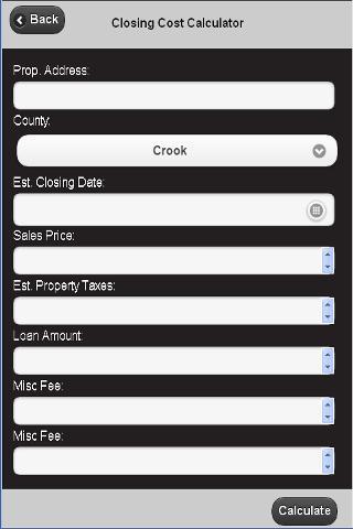 Closing Cost Calculator截图2