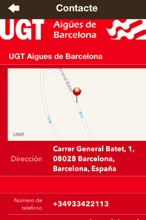 UGT Aigües de Barcelona截图3