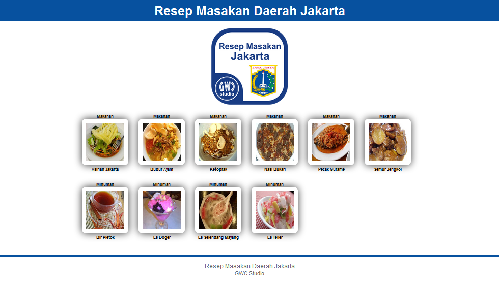 Resep Masakan Daerah Jakarta截图1