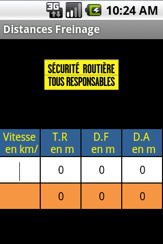 Distances Freinage截图1