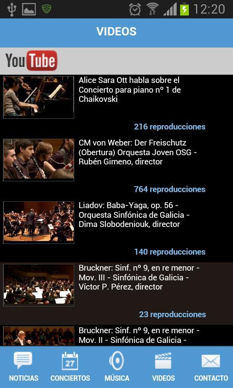 Orquesta Sinfónica de Galicia截图3