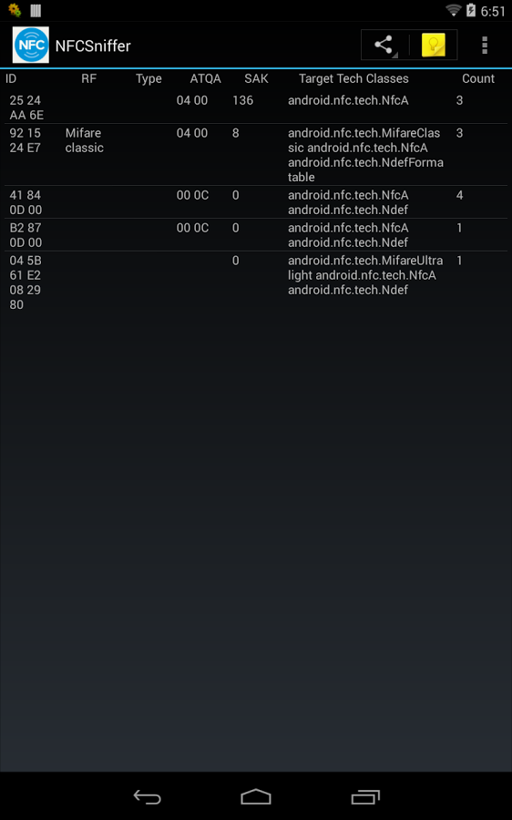 NFC Sniffer截图2
